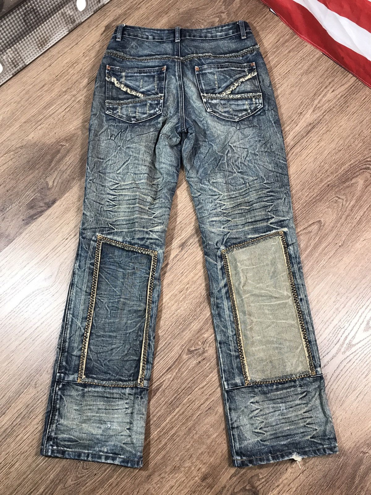 Japanese Brand × Vintage Vintage Distressed Denim Pants Jeans Size 28" / US 6 / IT 42 - 13 Thumbnail