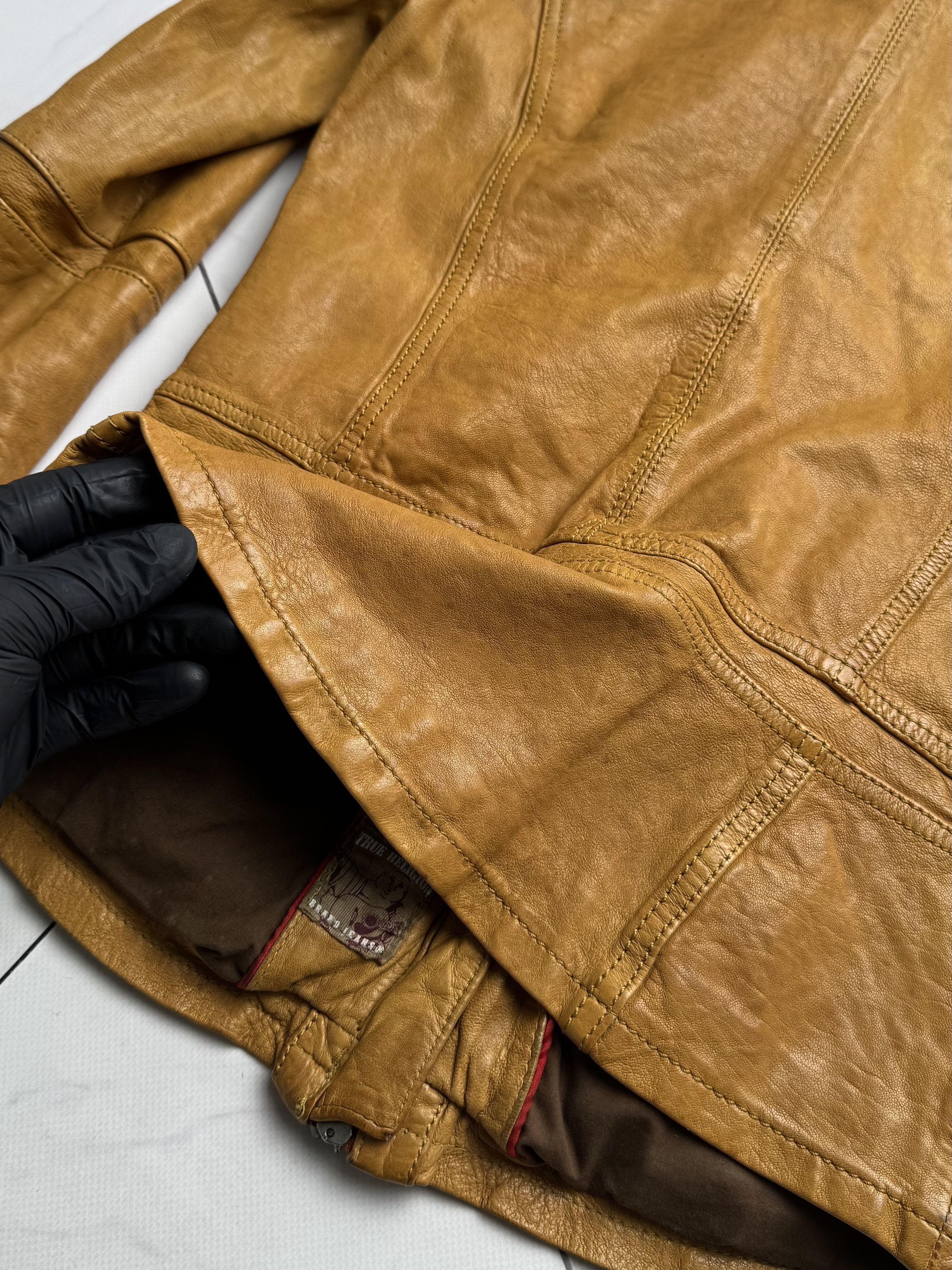 True Religion True Religion Vintage Leather Jacket (B550) Size S / US 4 / IT 40 - 24 Thumbnail