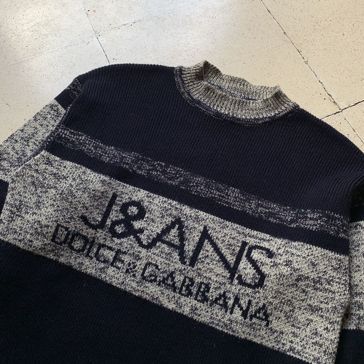 Dolce & Gabbana Vtg 90s Dolce & Gabbana Wool Knit Size US M / EU 48-50 / 2 - 4 Thumbnail