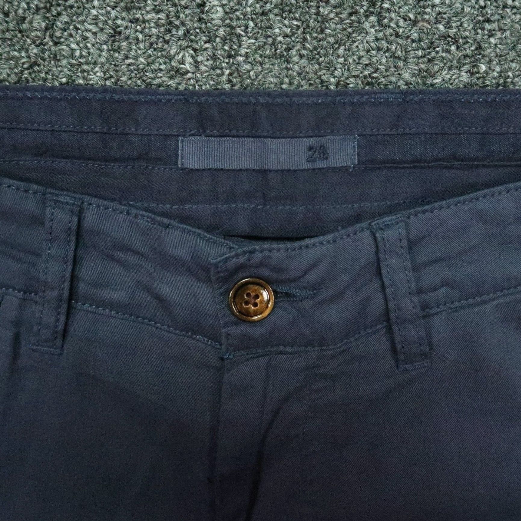 Faherty Faherty Men Pants 28x33 Blue Indigo 5-Pocket Lightweight NWT Chino 28 Inseam Straight Front Fashion Comfort Regular Mens Size US 28 / EU 44 - 3 Thumbnail