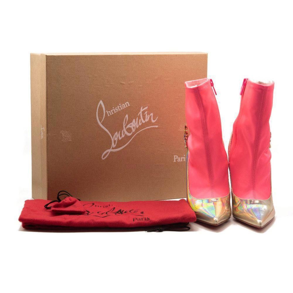 Christian Louboutin Christian Louboutin Jessie Joli Crystal Bootie EU38.5 Size US 8 / IT 38 - 2 Thumbnail