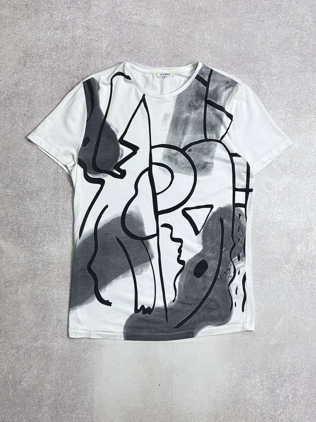 Iceberg Iceberg All Over Print White T-shirt L Size US L / EU 52-54 / 3 - 1 Thumbnail