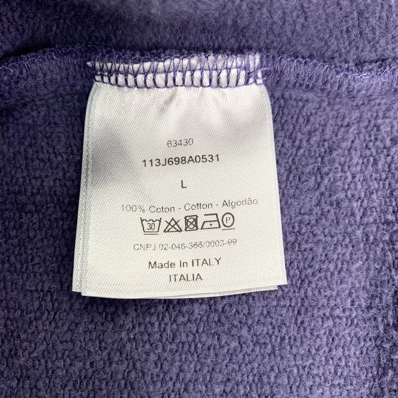 Dior Dior Purple logo letter embroidery cotton hooded drawstring Size US L / EU 52-54 / 3 - 7 Thumbnail