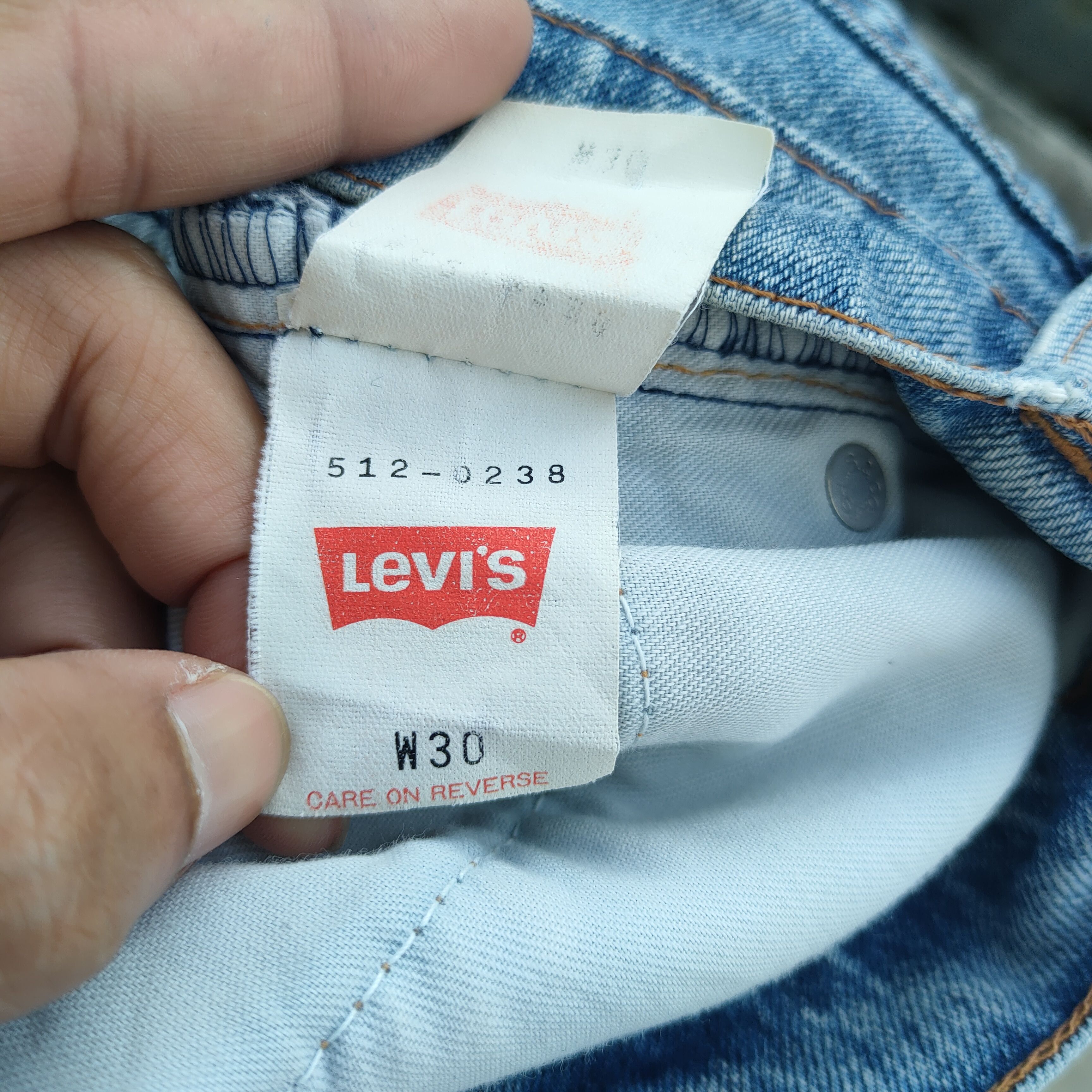 Jean × Levi's × Vintage VINTAGE LEVI'S 512-0217 94' FADED JEANS DENIM PANTS Size US 30 / EU 46 - 15 Thumbnail