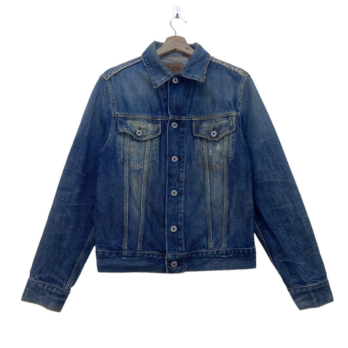 Gap × Vintage Made in Italy Gap Trucker Distressed Western Jacket Size US XS / EU 42 / 0 - 2 Thumbnail