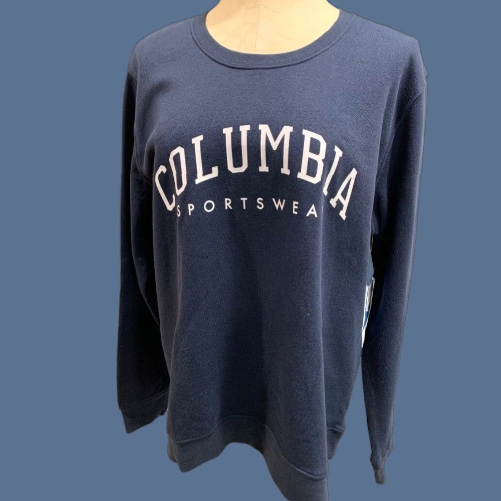 Vintage Columbia Trek Sweatshirt Womens XXL Graphic Crew Navy Blue Pullover Activewear Adult Women Size XXL / US 16-18 / IT 52-54 - 1 Thumbnail