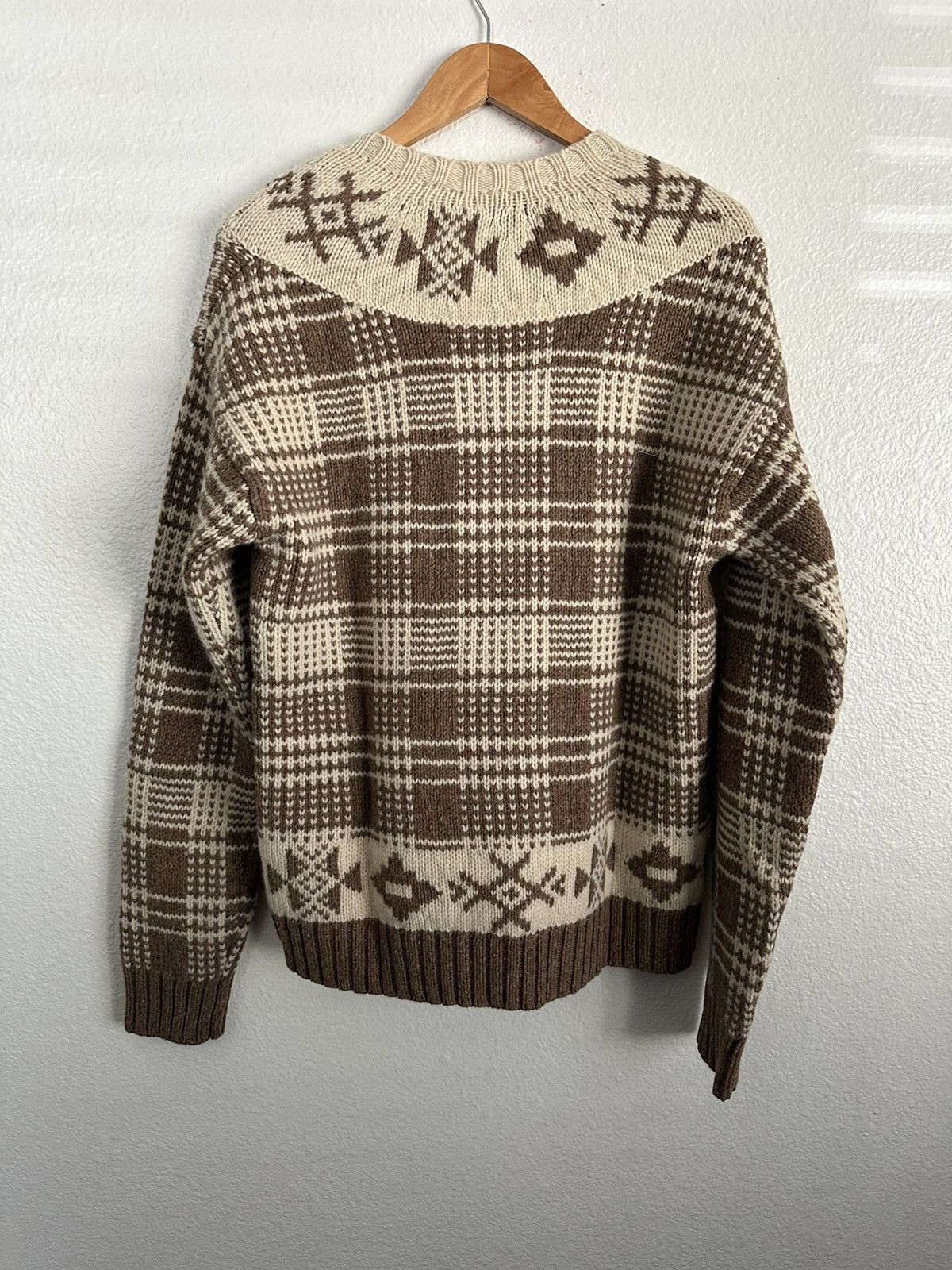 Polo Ralph Lauren Polo Ralph Lauren Plaid Wool Linen Sweater Nordic Country Size US M / EU 48-50 / 2 - 5 Thumbnail