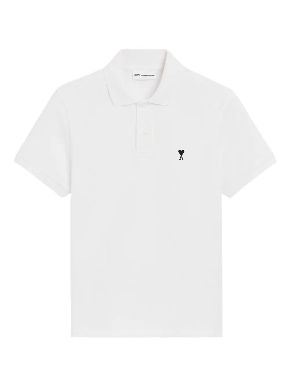 AMI CONTRASTED "AMI DE COEUR" POLO SHIRT Size US XL / EU 56 / 4 - 1 Thumbnail