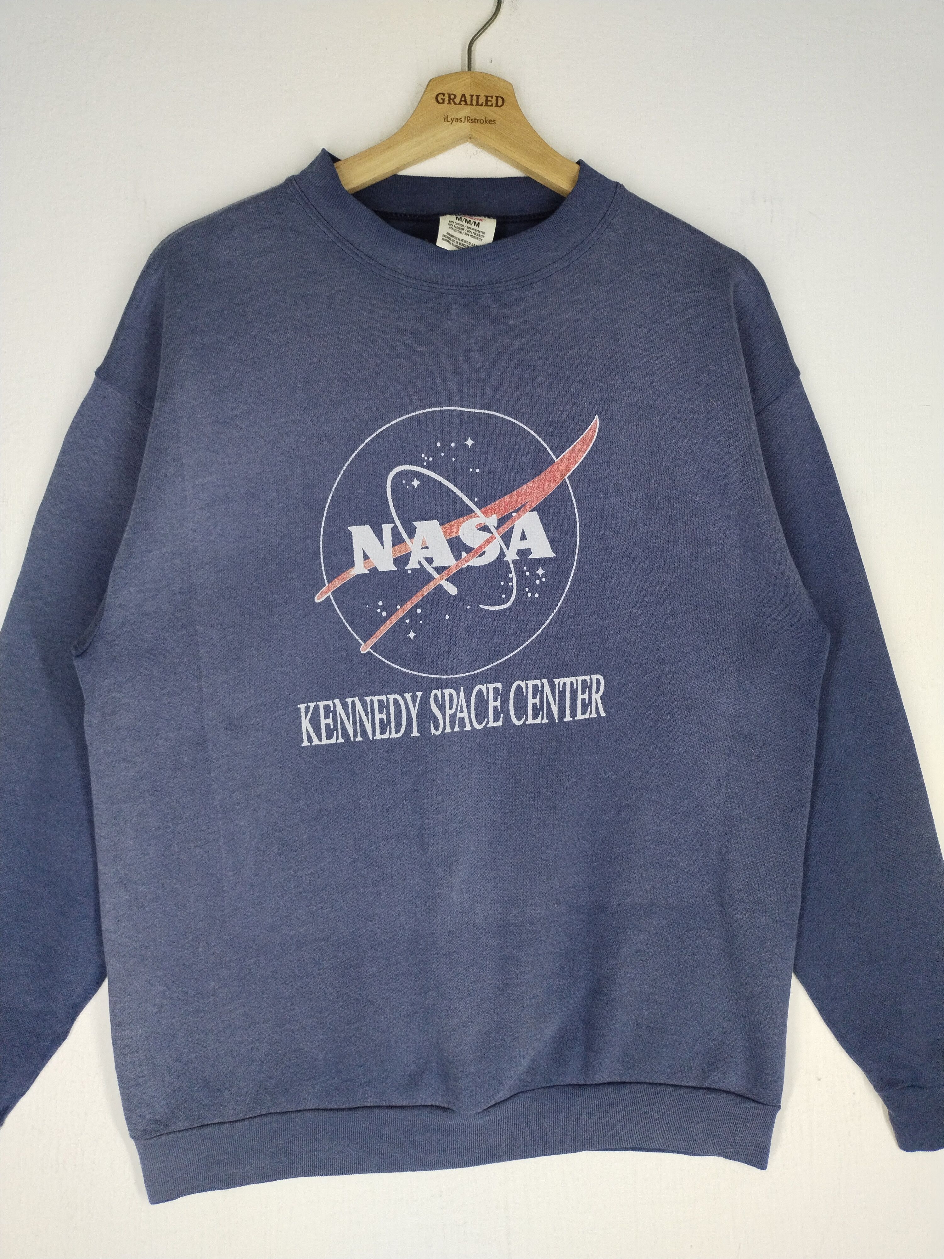 NASA × Vintage 🔥 Vtg Nasa Kennedy Space Center Sweatshirt Size US M / EU 48-50 / 2 - 5 Thumbnail