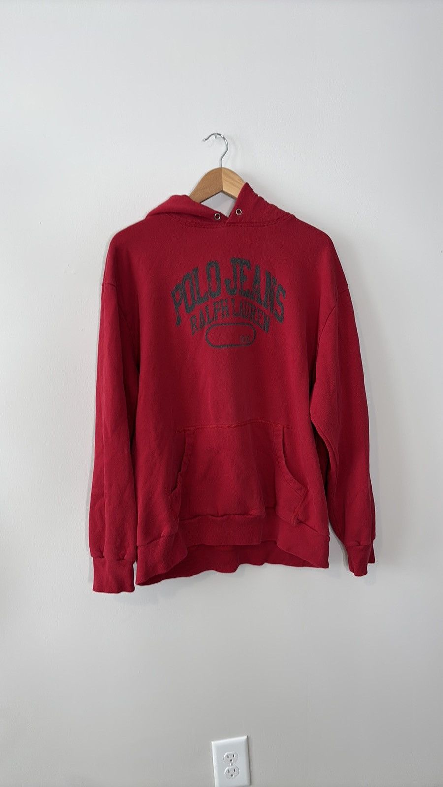 Polo Ralph Lauren × Vintage Vintage Polo Jeans Hoodie Size US XL / EU 56 / 4 - 1 Thumbnail