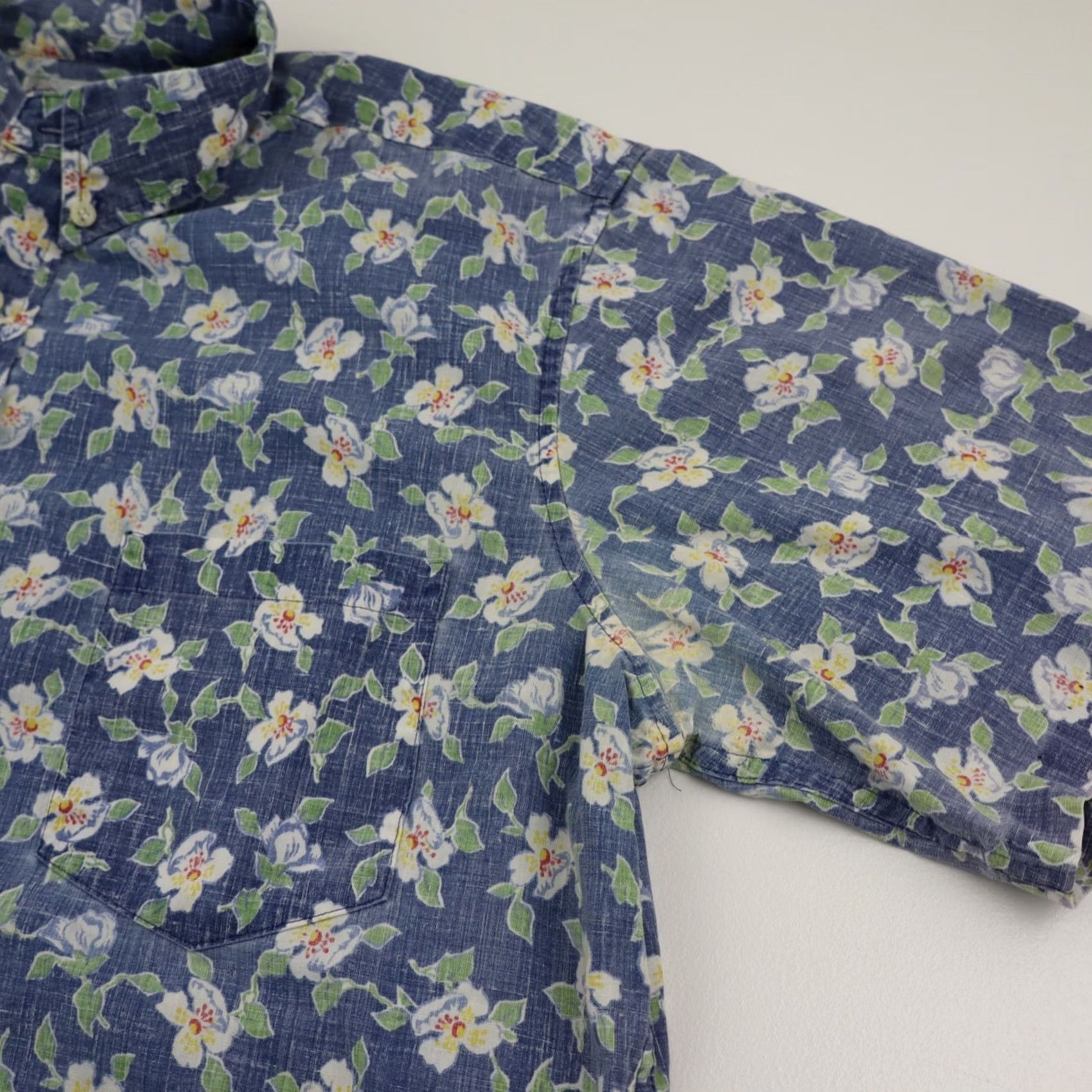 Reyn Spooner VINTAGE Reyn Spooner Hawaiian Shirt Mens L Blue Green Aloha Popover Made in Hawaii Size US L / EU 52-54 / 3 - 6 Thumbnail