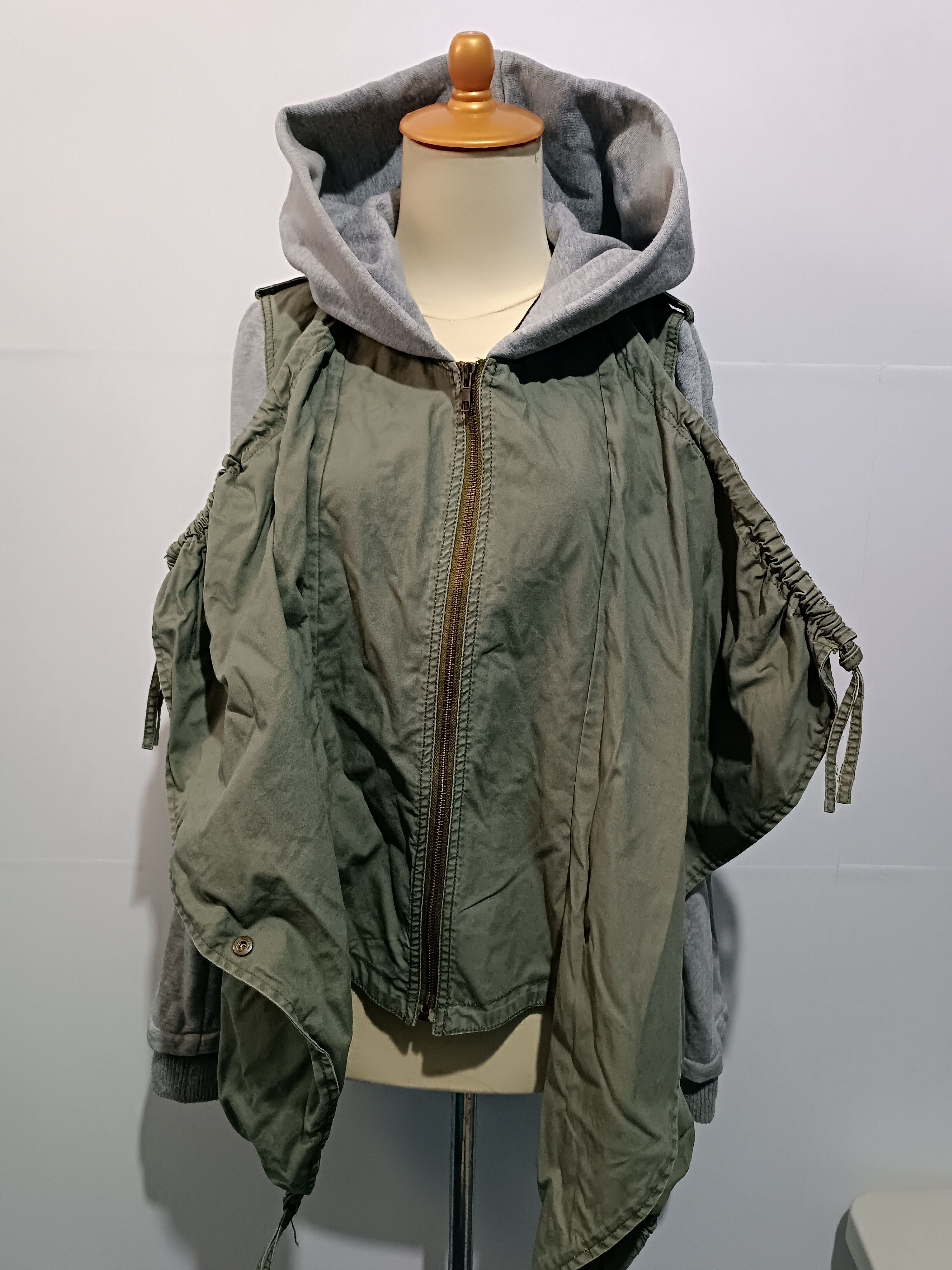 Japanese Brand × MOUSSY Moussy Sweater Hoodie Style Militery Size M / US 6-8 / IT 42-44 - 4 Thumbnail