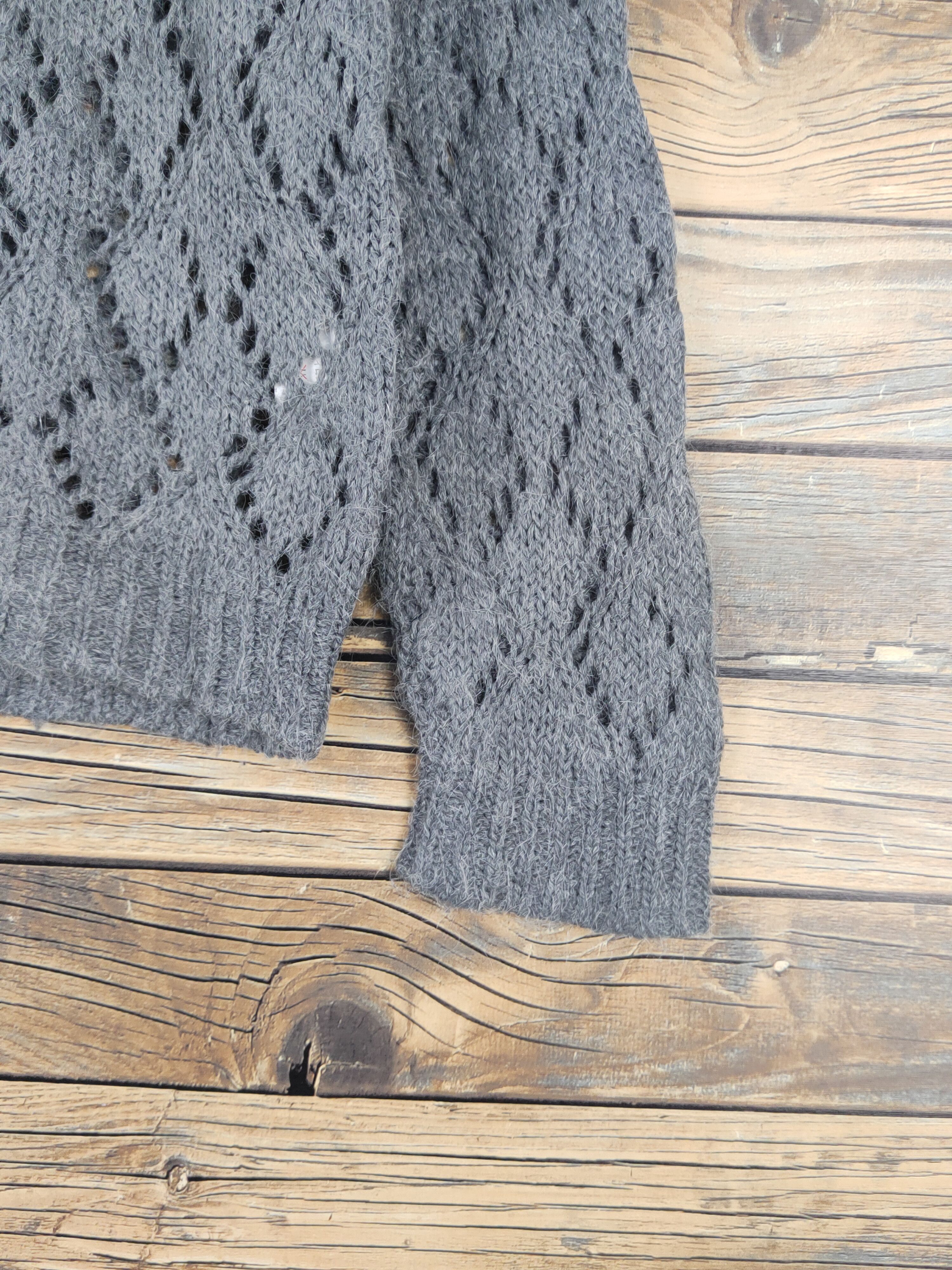 Vintage Archives Crochet MeshNet Knitwear Sweatshirts #W1277 Size US S / EU 44-46 / 1 - 6 Thumbnail