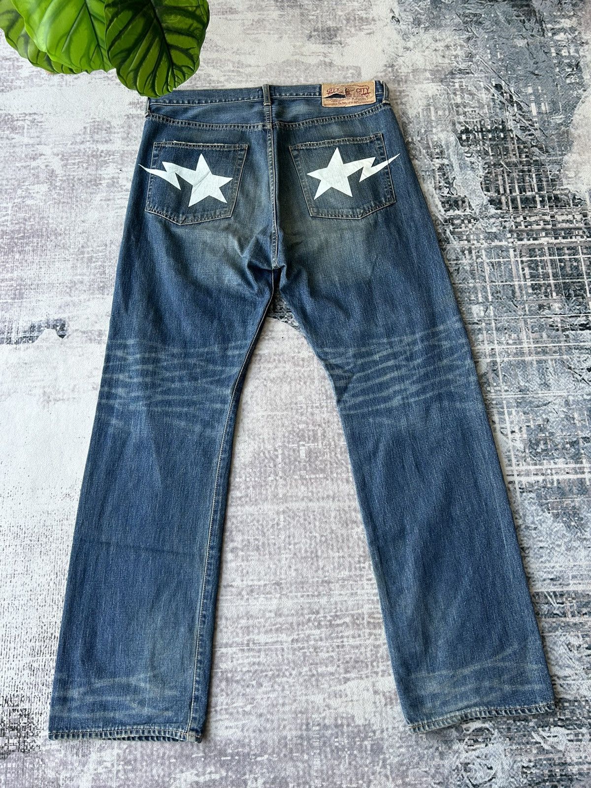 Vintage outlet Bape Denim Star Jeans