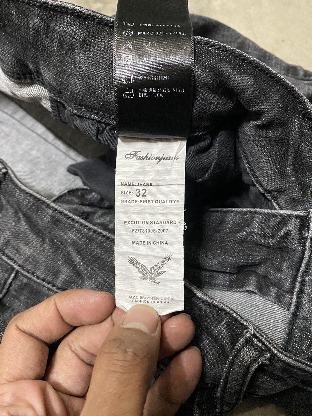 Japanese Brand × Vintage 💥last call💥Japanese Denim Versace Painted Slim Stretch p96 Size US 32 / EU 48 - 9 Thumbnail