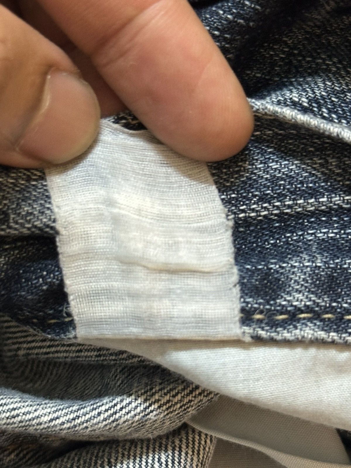 Hysteric Glamour Vintage Japanese Brand Blue Faded Wash Style Loose Jeans Size US 34 / EU 50 - 11 Thumbnail