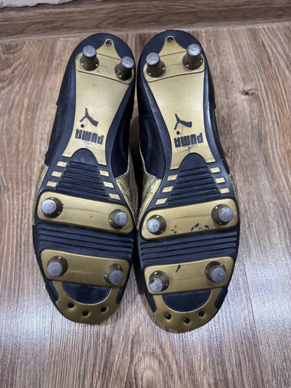 Puma Rare Puma TORERO Gold Maradona Football Boots West Germany Size US 7.5 / EU 40-41 - 15 Thumbnail