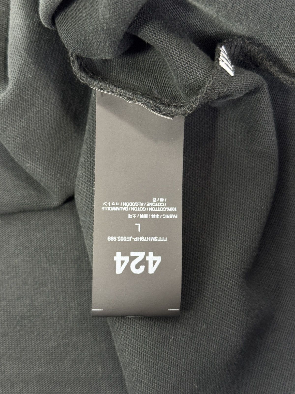 424 × Hoorsenbuhs LIGHT WEIGHT LOGO PRINT CROPPED T-SHIRT Size US L / EU 52-54 / 3 - 9 Thumbnail