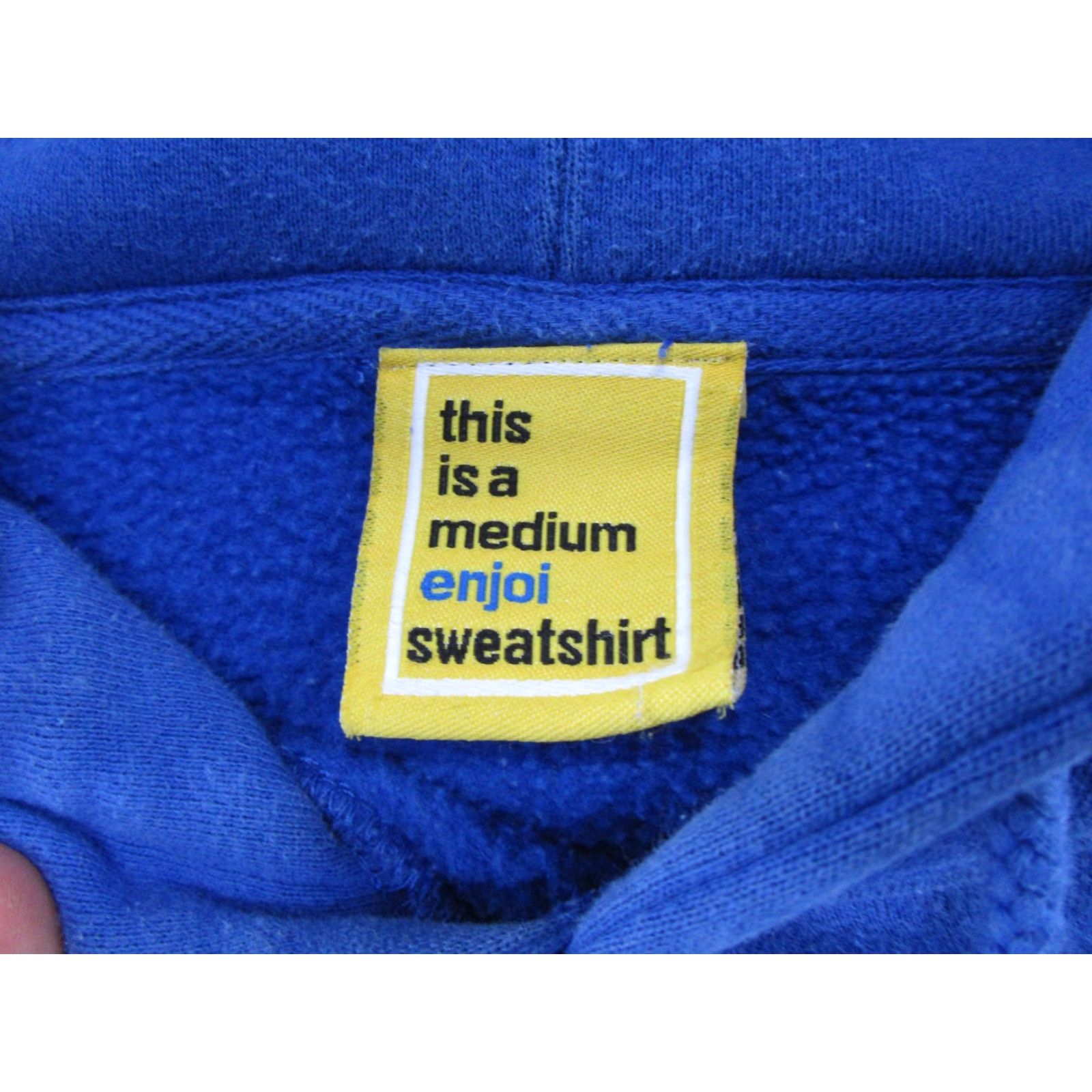 Enjoi VINTAGE Enjoi Hoodie 2000s Y2K Panda Logo Pullover Size M Blue Men Size US M / EU 48-50 / 2 - 4 Thumbnail