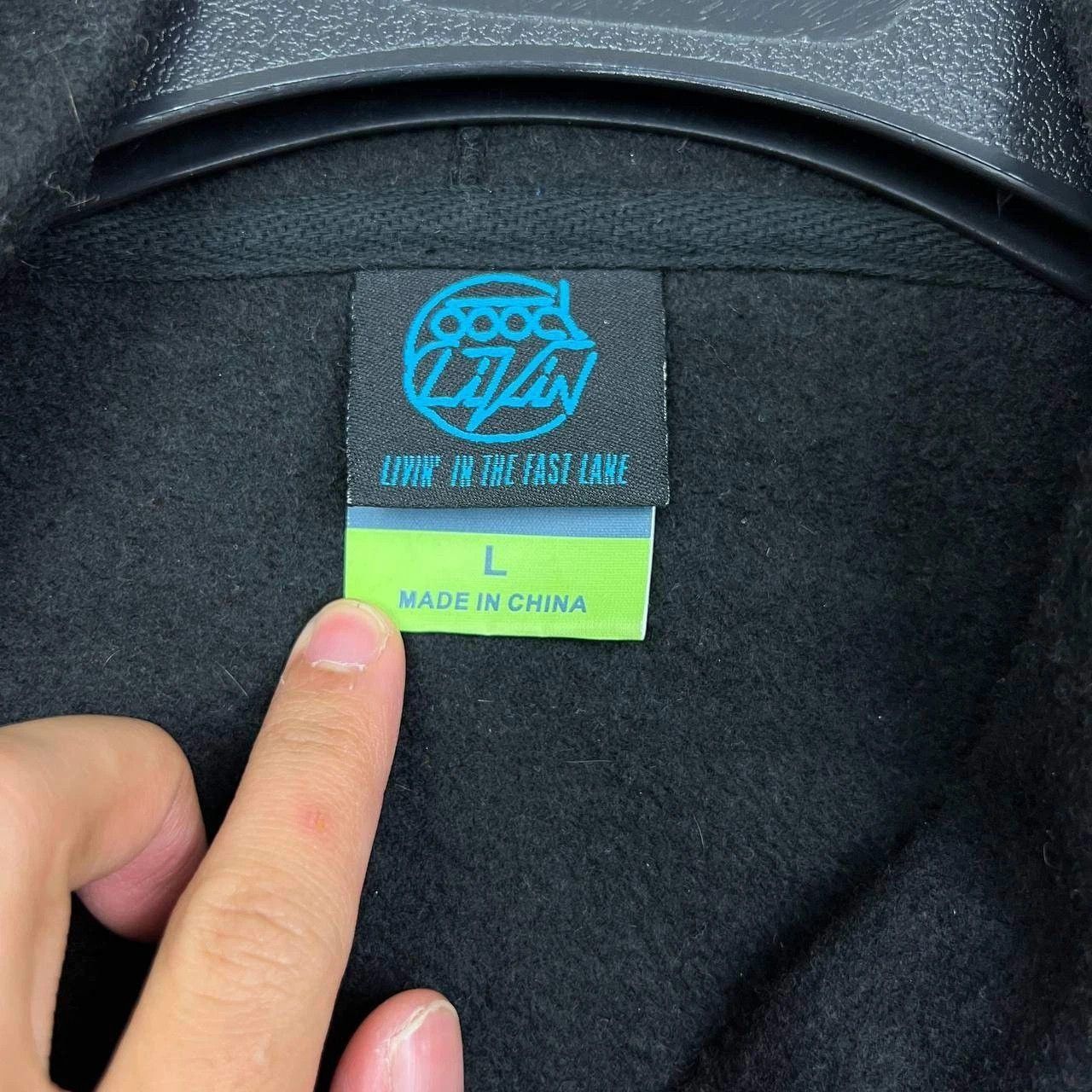 Other Good Livin Hoodie Men Large Black Fleece Full Zip Pocket Size US L / EU 52-54 / 3 - 6 Thumbnail