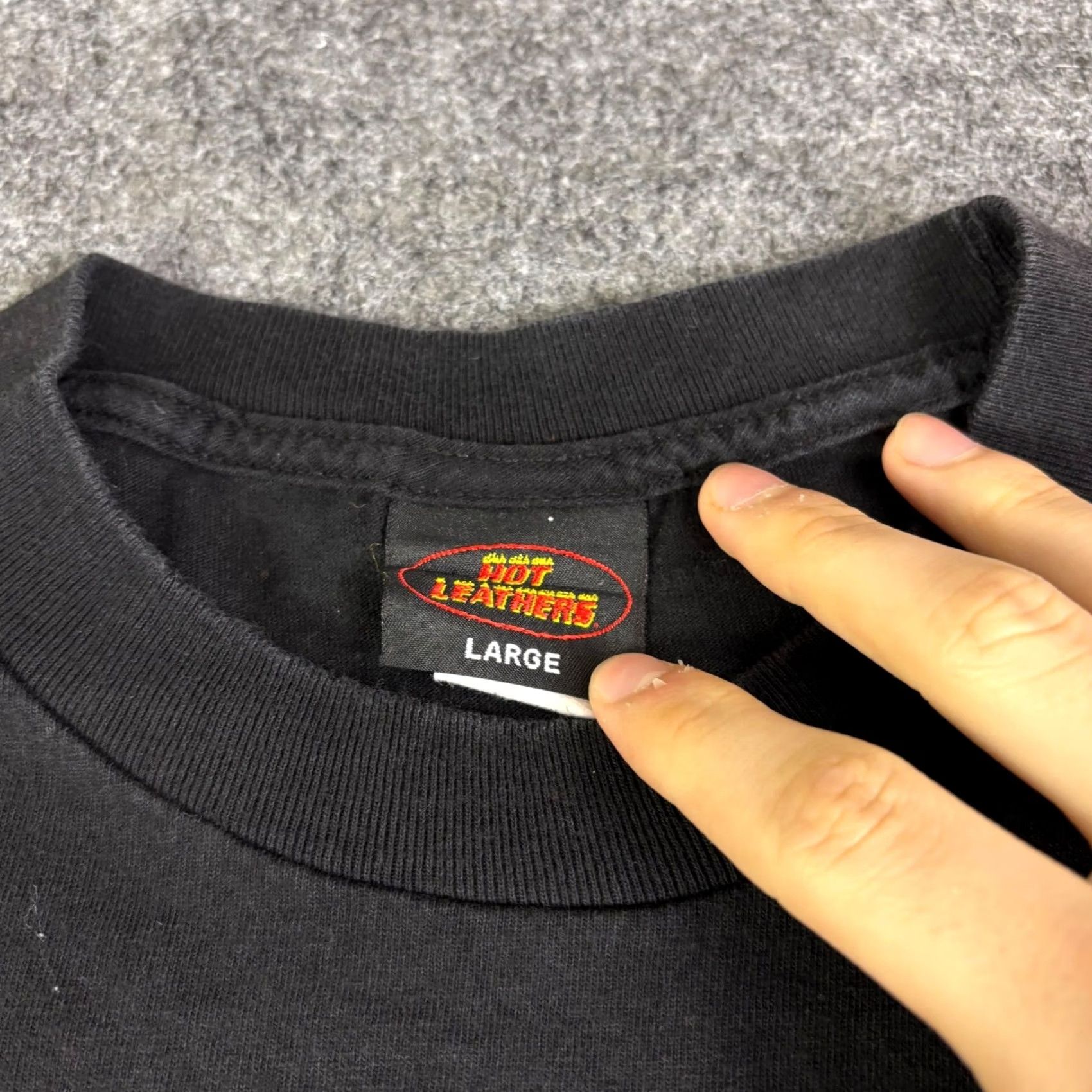 Vintage Hot Leathers Myrtle Beach 2016 Fall Rally Motorcycle T-Shirt Mens Large Black Size US L / EU 52-54 / 3 - 6 Thumbnail