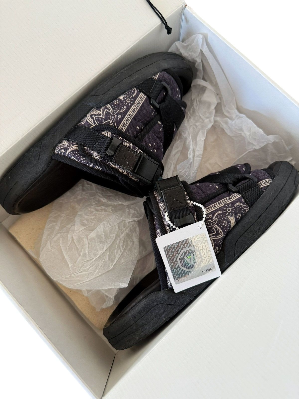 Visvim (M) RARE I.C.T. Kofu Bandana Christo Slide Size US 10 / EU 43 - 4 Thumbnail