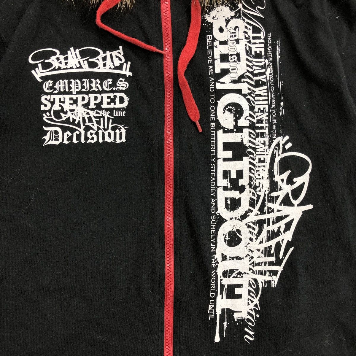 20471120 Y2K Grunge Doublefocus Ifsixwasnine Lgb Style Fur Zip Hoodie Size US S / EU 44-46 / 1 - 7 Thumbnail