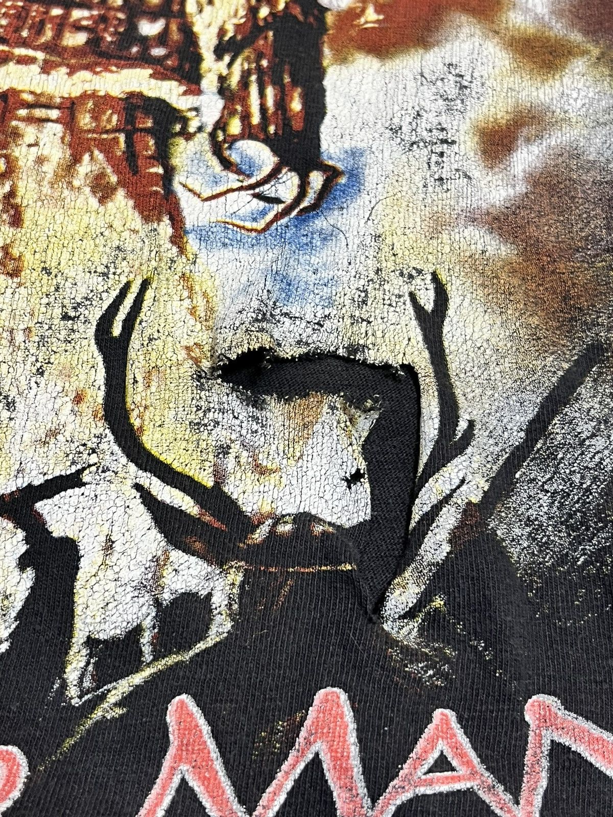 Iron Maiden × Vintage Iron Maiden 2000 The Wicker Man Vintage T Shirt tee rare Size US XXL / EU 58 / 5 - 5 Thumbnail