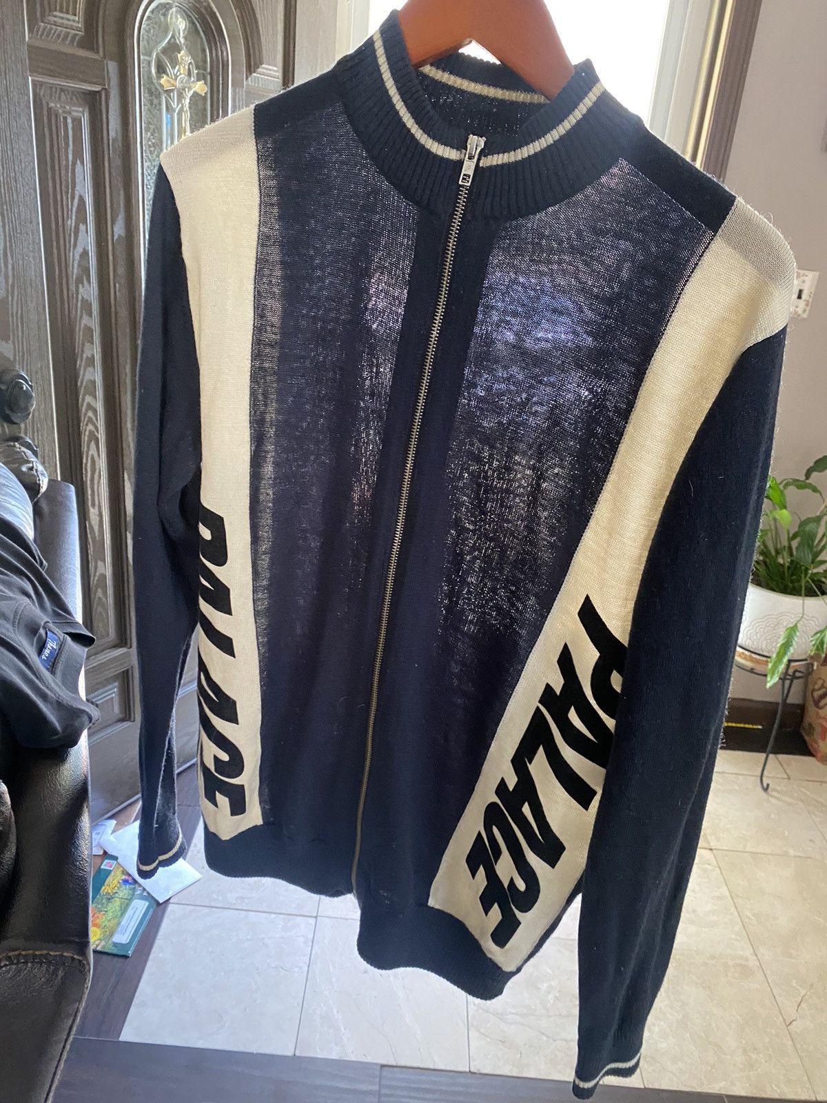 Patchwork Zip Knit White - Spring 2025 - Palace Community