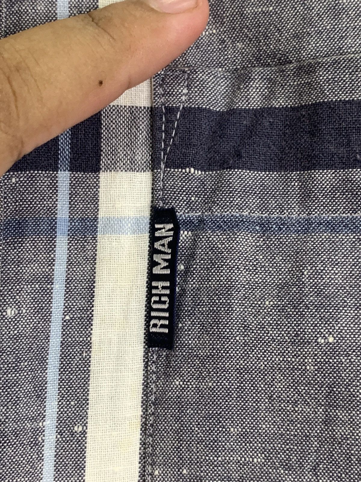 Flannel × Japanese Brand × Vintage Vintage Rich Man Flannel Size US XXL / EU 58 / 5 - 14 Thumbnail