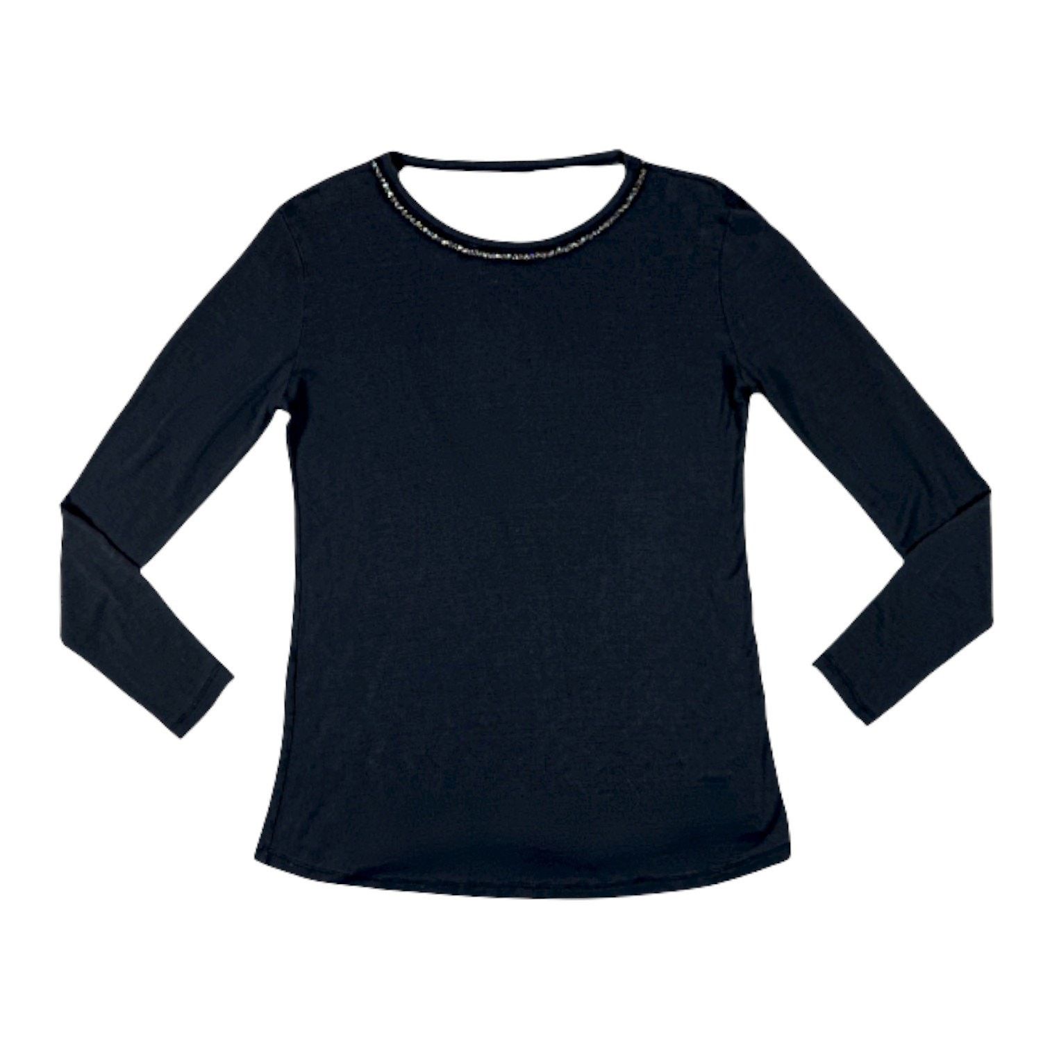 Majestic Majestic Top in Black | Size L Size L / US 10 / IT 46 - 1 Thumbnail