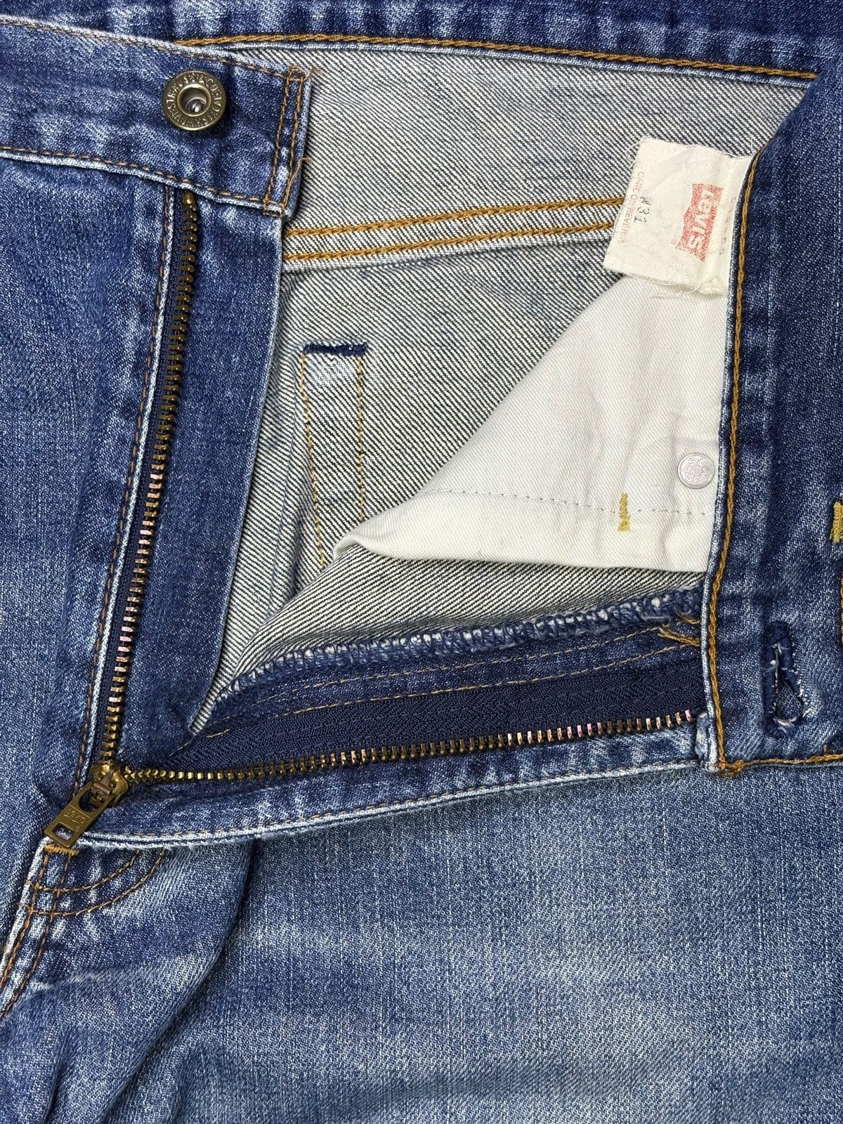 Japanese Brand × Levi's Vintage 90s Levis 503 Japan Faded Wash Loose Baggy Jeans Size US 30 / EU 46 - 9 Thumbnail
