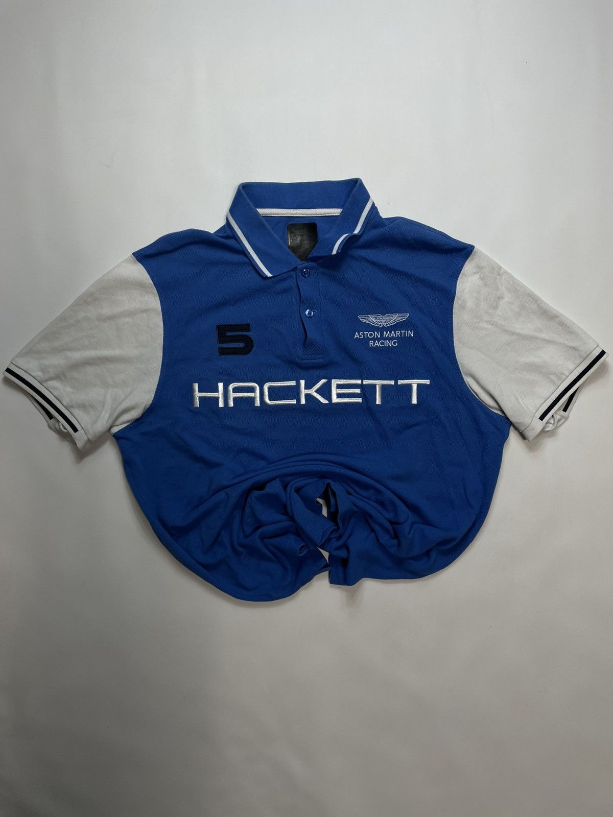 Hackett VINTAGE Hackett Aston Martin F1 Racing Polo XL Size US XL / EU 56 / 4 - 2 Thumbnail