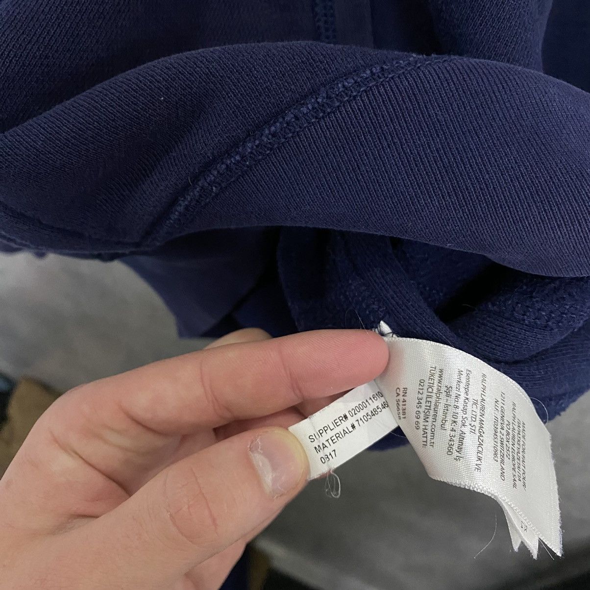 Polo Ralph Lauren Vintage Polo Ralph Lauren Zip Hoodie Blue Size US M / EU 48-50 / 2 - 11 Thumbnail