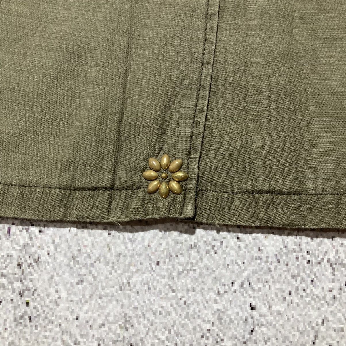 Japanese Brand 🇯🇵 Remi Relief Japan Workshirt Double Pocket Military Green Size US XS / EU 42 / 0 - 6 Thumbnail