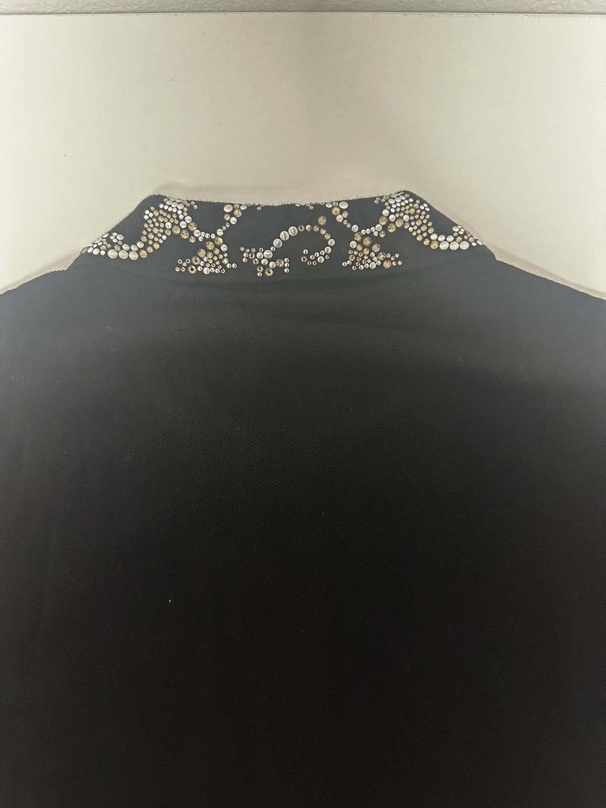 Versace Versace Black Embroidered Polo Shirt Size US S / EU 44-46 / 1 - 10 Thumbnail