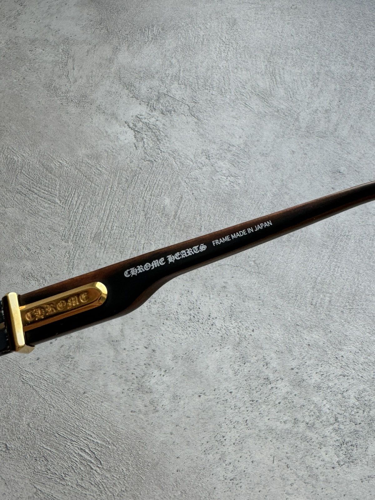 Chrome Hearts Chrome Hearts HUMMER Gold Sunglasses Size ONE SIZE - 7 Thumbnail
