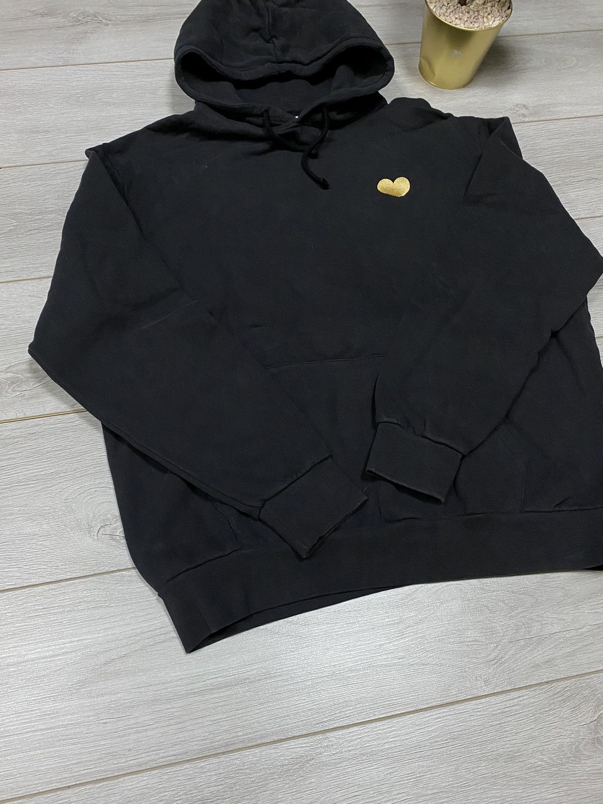 Suspicious Antwerp Suspicious Antwerp hoodie vintage heart big back print Size US XXL / EU 58 / 5 - 9 Thumbnail