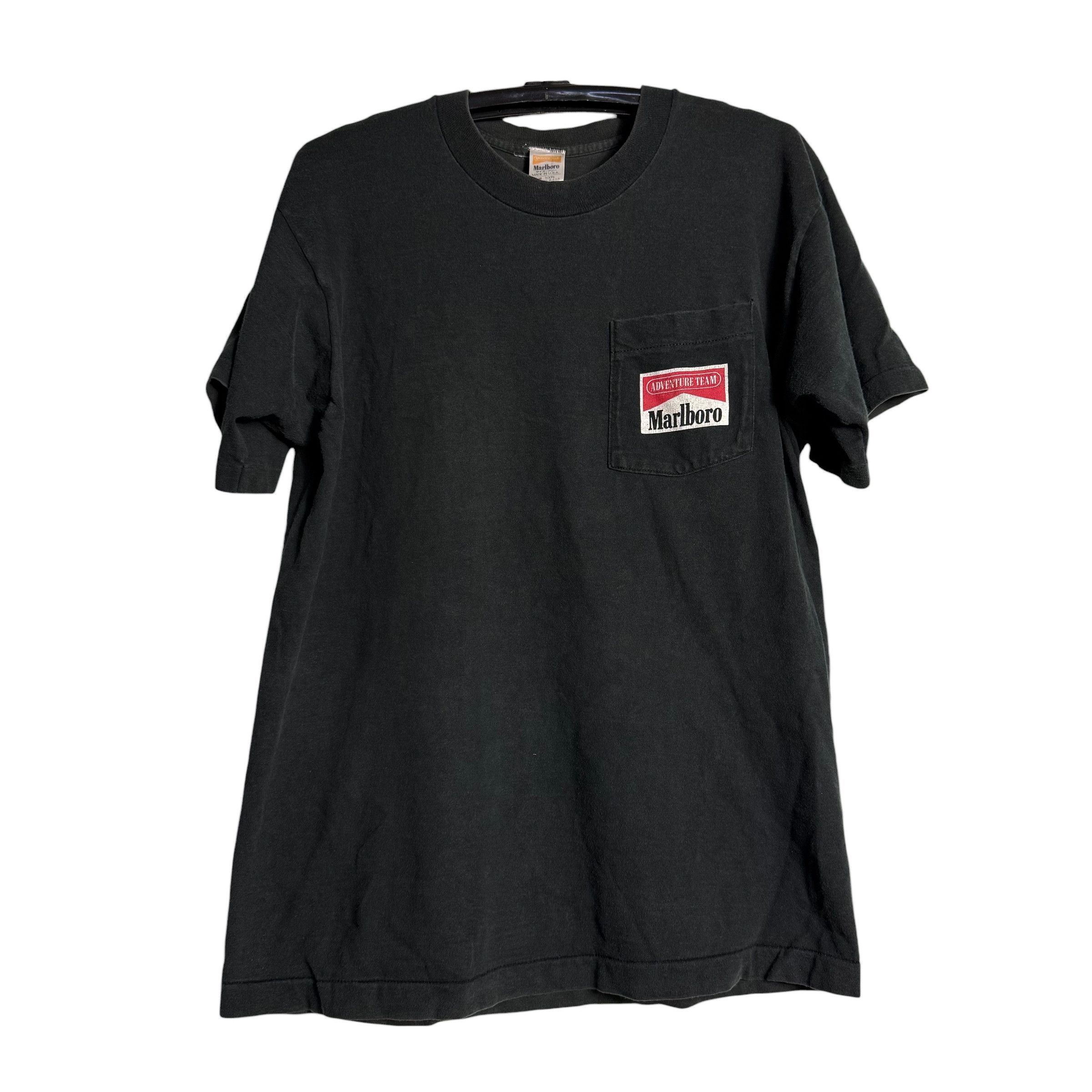 Marlboro 🔥RARE🔥Vintage Marlboro Selvedge T-shirt Single Stich Size US L / EU 52-54 / 3 - 3 Thumbnail