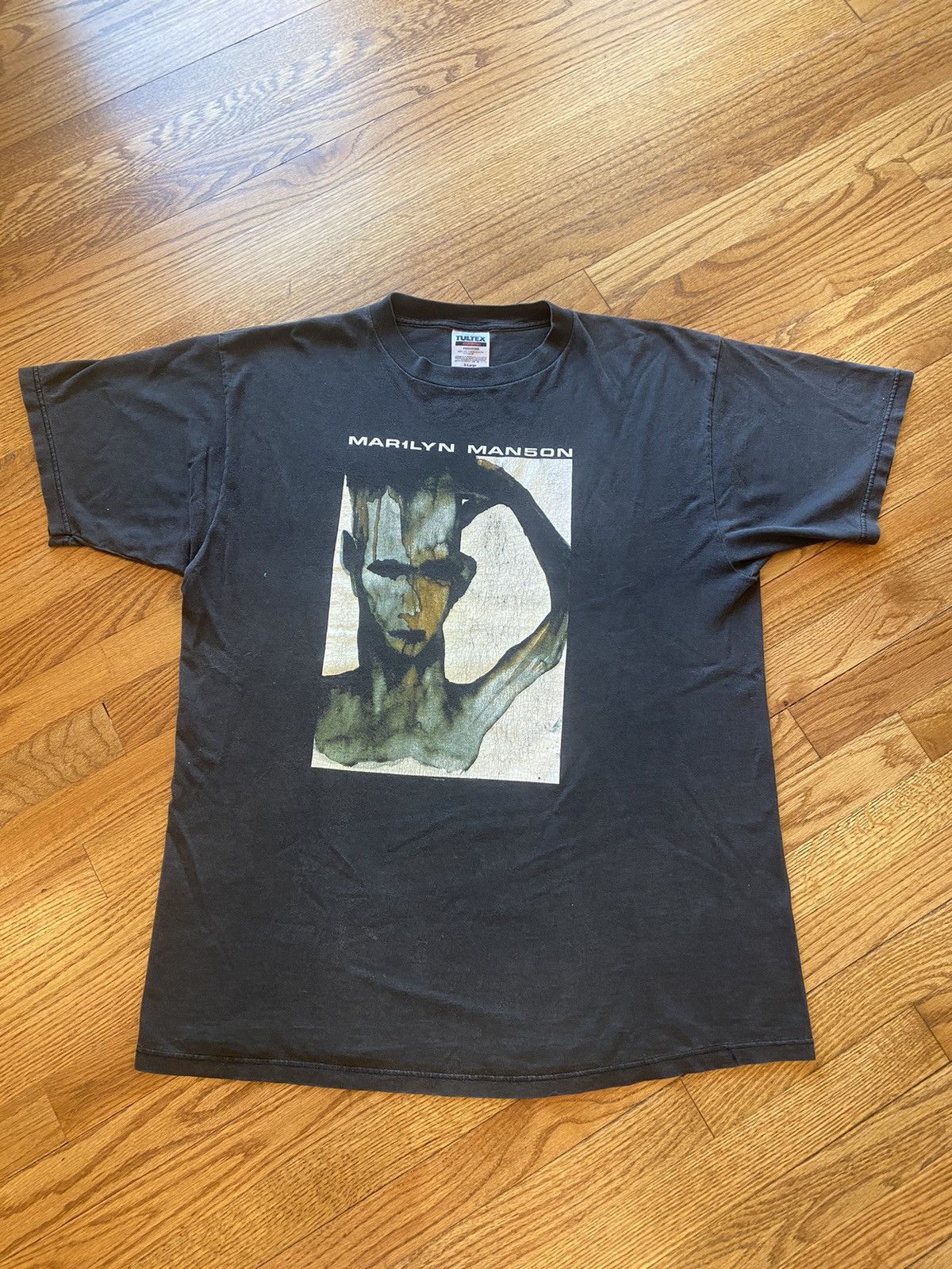 image of Vintage 1999 Marilyn Manson “Mechanical Animals” Tour Tee in Black, Men's (Size XL)