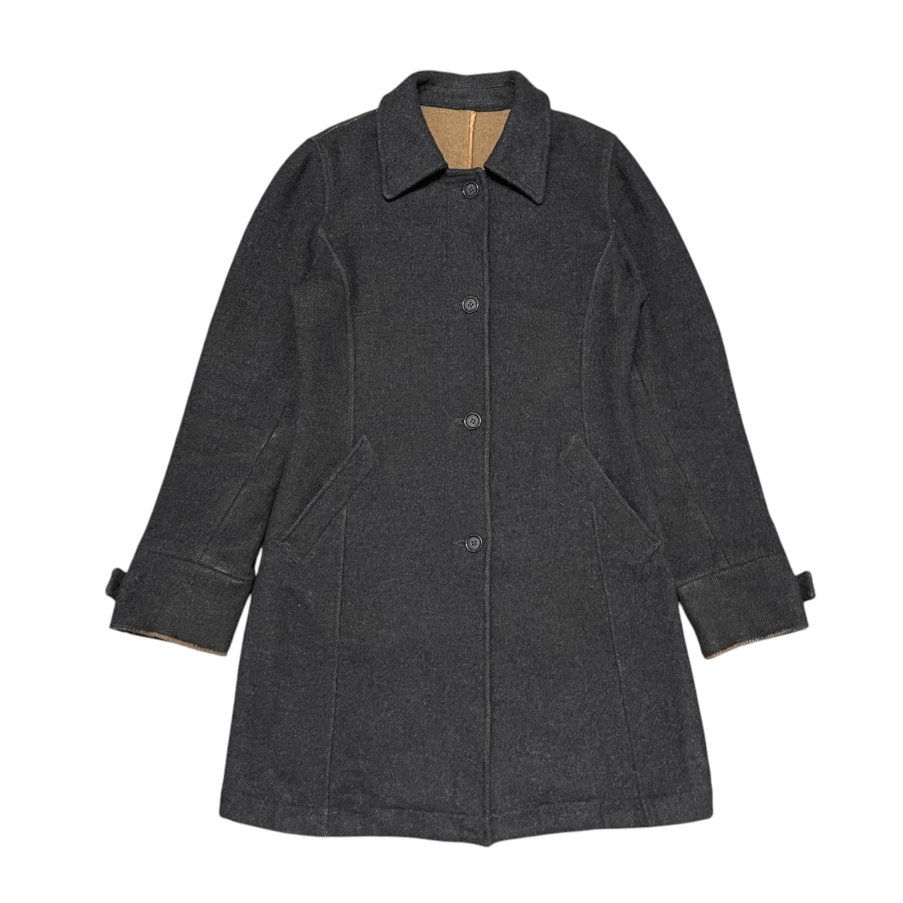 Dolce & Gabbana Vintage D&G Dolce and Gabbana Wool Coat Size S / US 4 / IT 40 - 1 Thumbnail