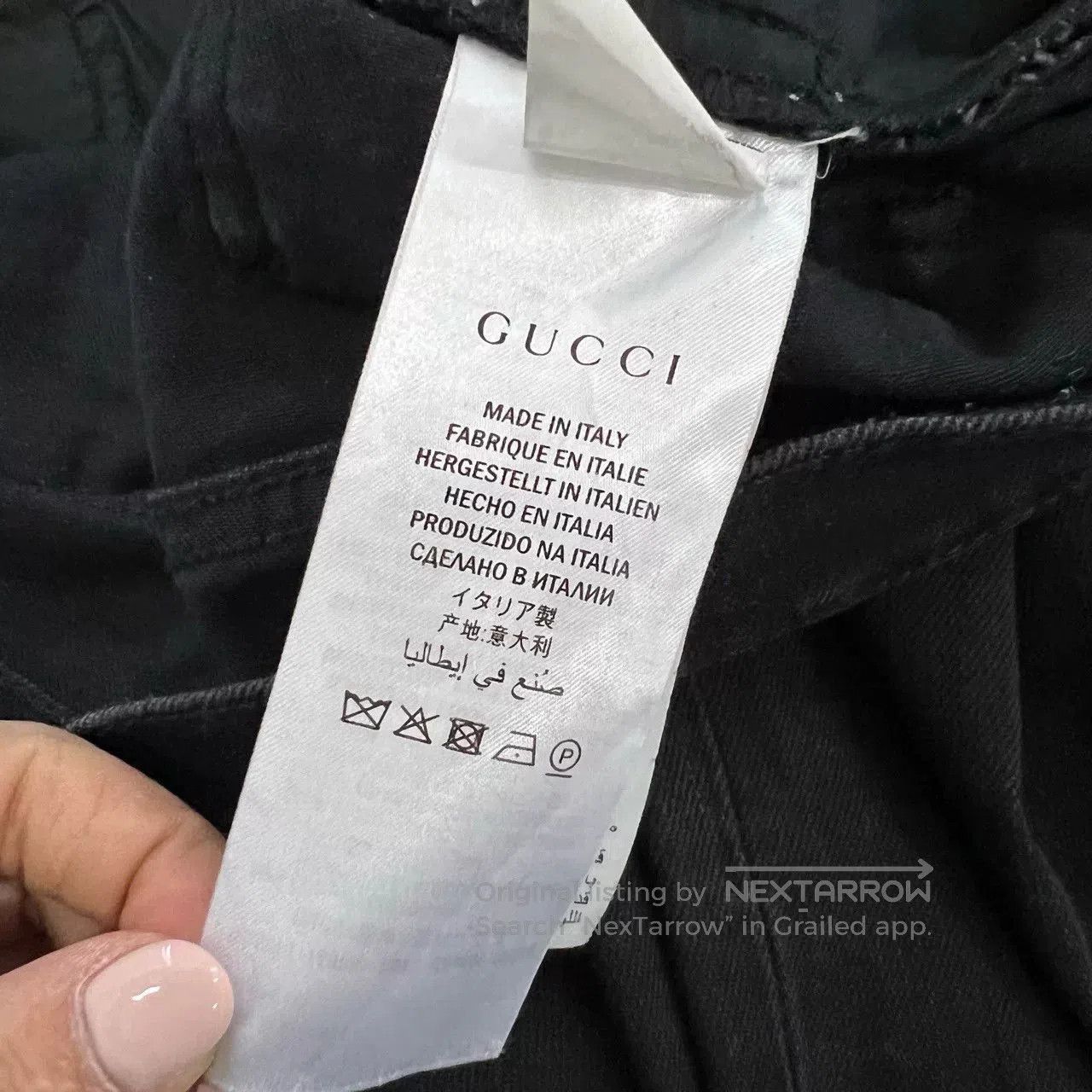 Gucci Gucci Leopard Head Embroidery Slim Jeans. Size 26" / US 2 / IT 38 - 4 Thumbnail