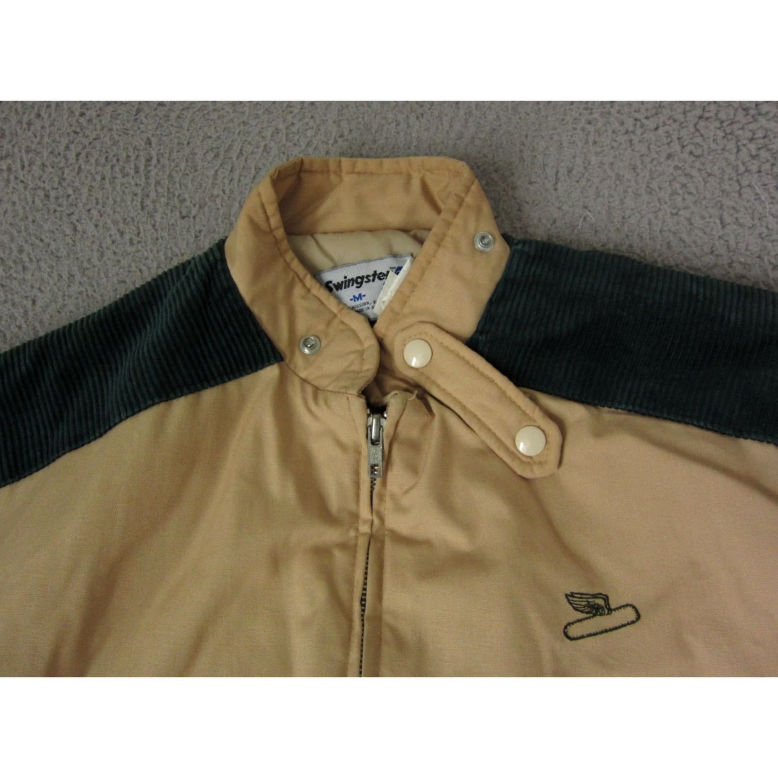 Vintage VINTAGE Swingster Jacket Mens Regular Brown Corduroy Bomber Jacket Short Adult Medium 1A Size US M / EU 48-50 / 2 - 3 Thumbnail