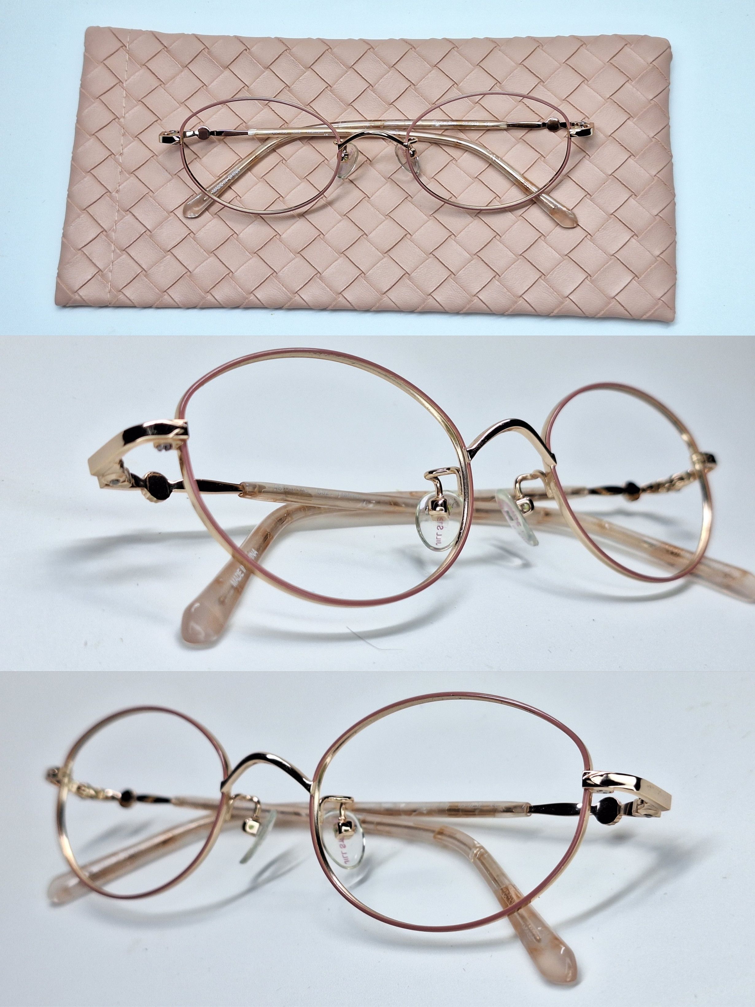 Jil Stuart Jill Stuart 05-0232 2022 Collection Titanium Eyeglass Frame Size ONE SIZE - 2 Thumbnail
