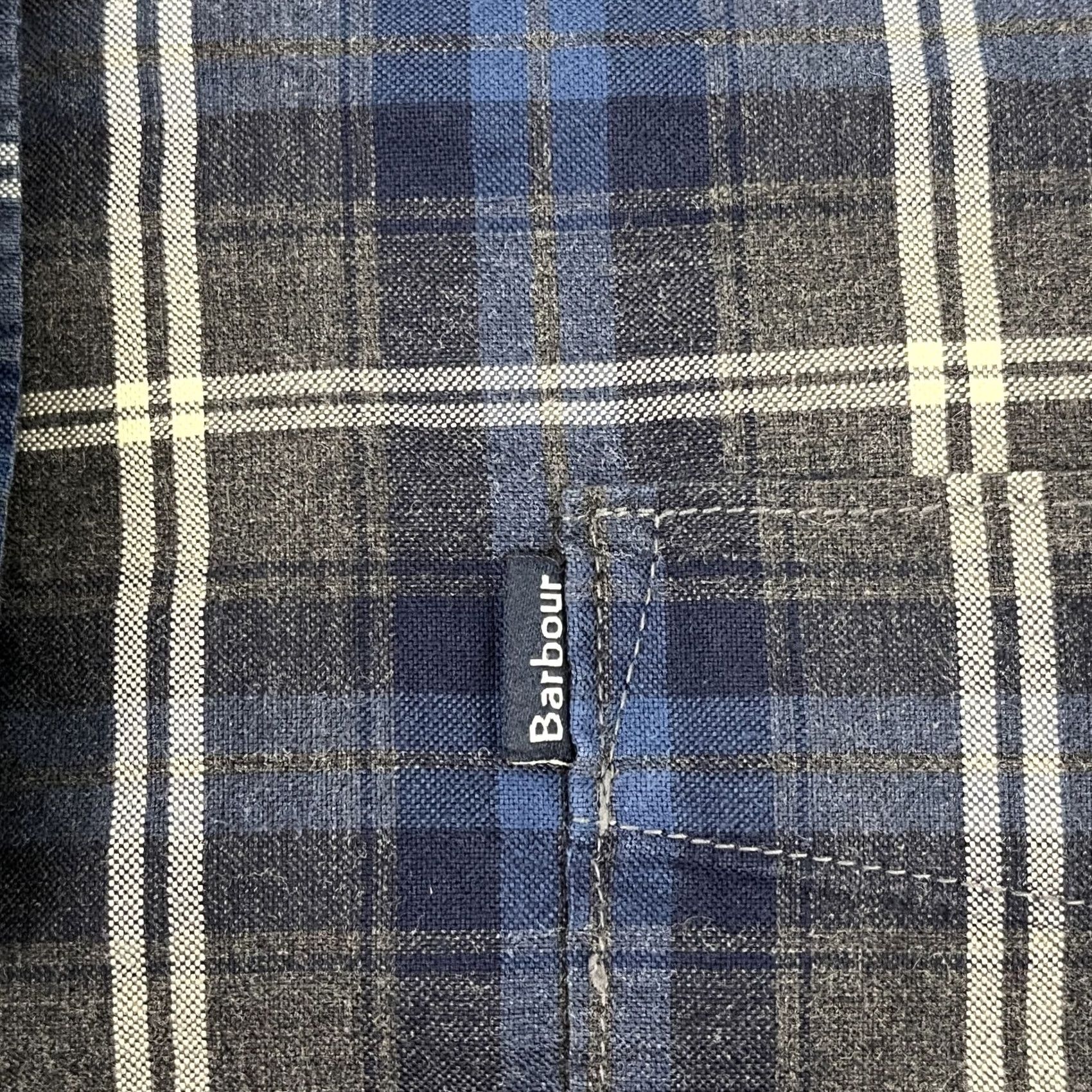 Barbour Barbour Endsleigh Shirt Mens XL Blue Highland Check Button-Down Flannel Casual Vintage: No Size US XL / EU 56 / 4 - 5 Thumbnail
