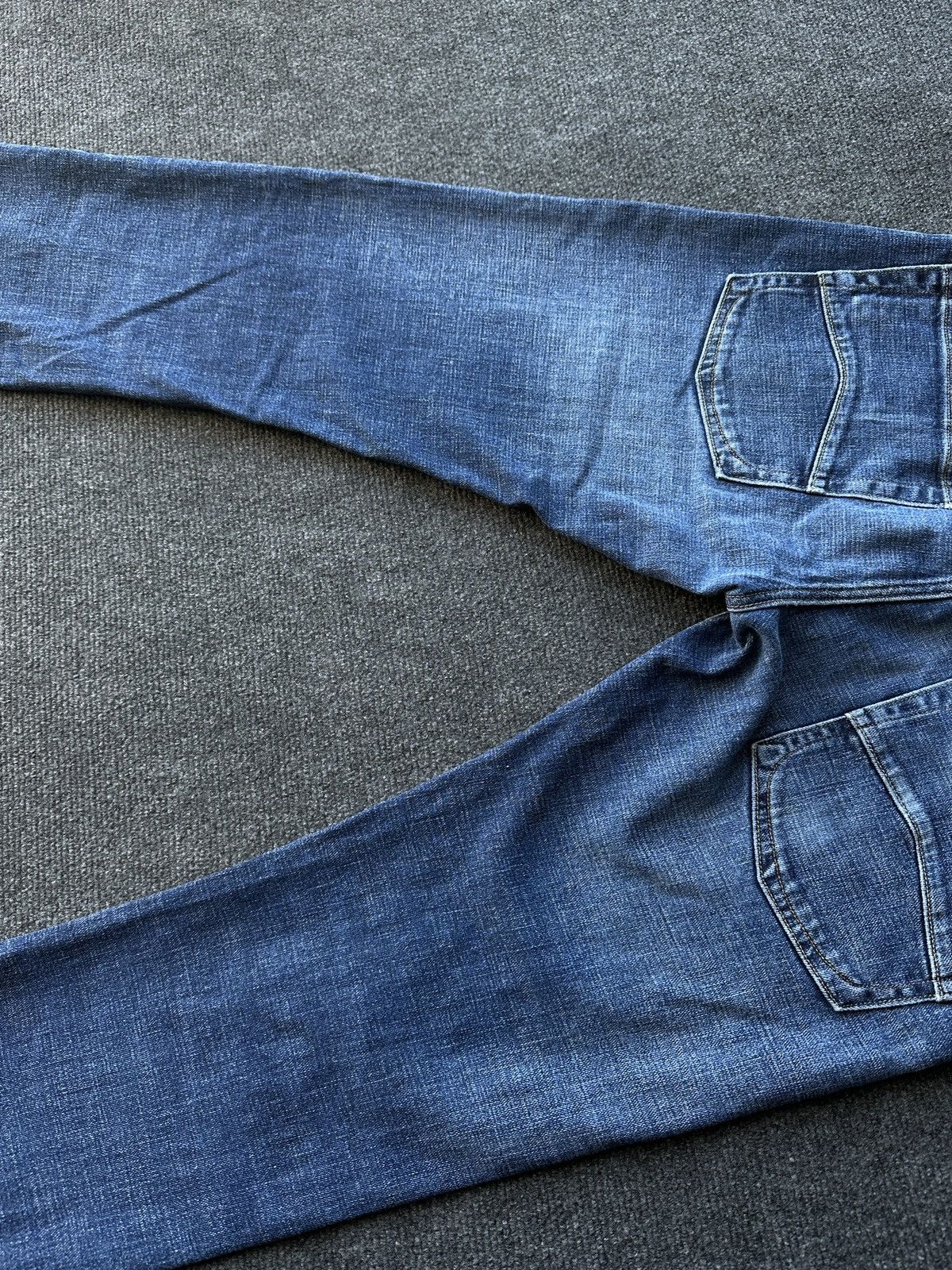 Armani 🚨Y2K WOMEN ARMANI JEANS WITH LOGO AVANT GARDE DENIM PANTS Size 30" / US 8 / IT 44 - 22 Thumbnail