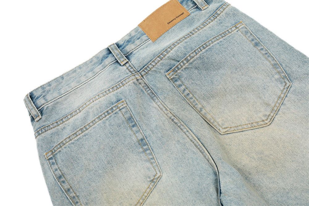 Japanese Brand × Jean American men's casual loose punk distressed washed jeans Size US 32 / EU 48 - 5 Thumbnail