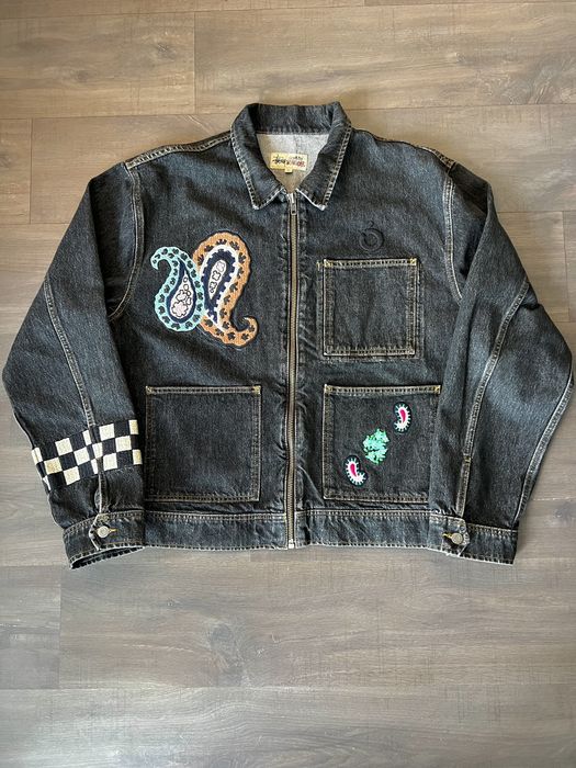 Stussy Stüssy x NOMA t.d. Black Denim Jacket | Grailed