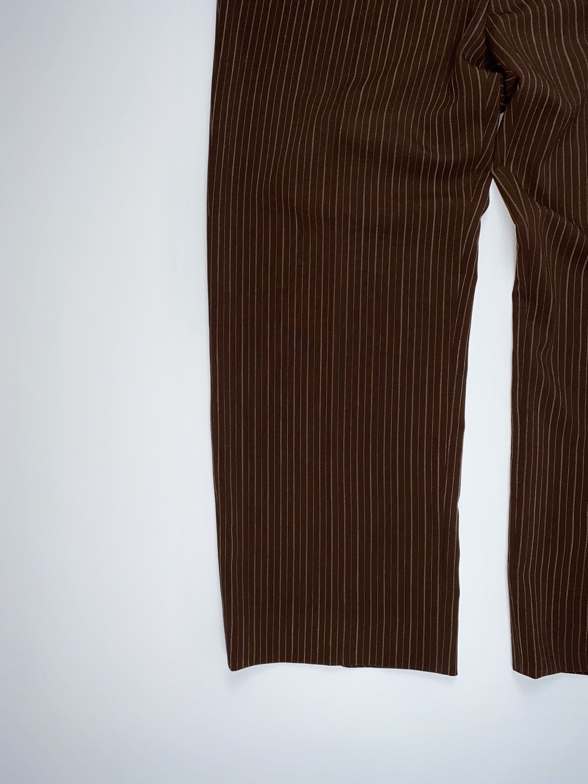 Givenchy 🚨 Selection De Givenchy Vintage Brown Striped Pants YLS RRL Size 36" / US 14 / IT 50 - 4 Thumbnail