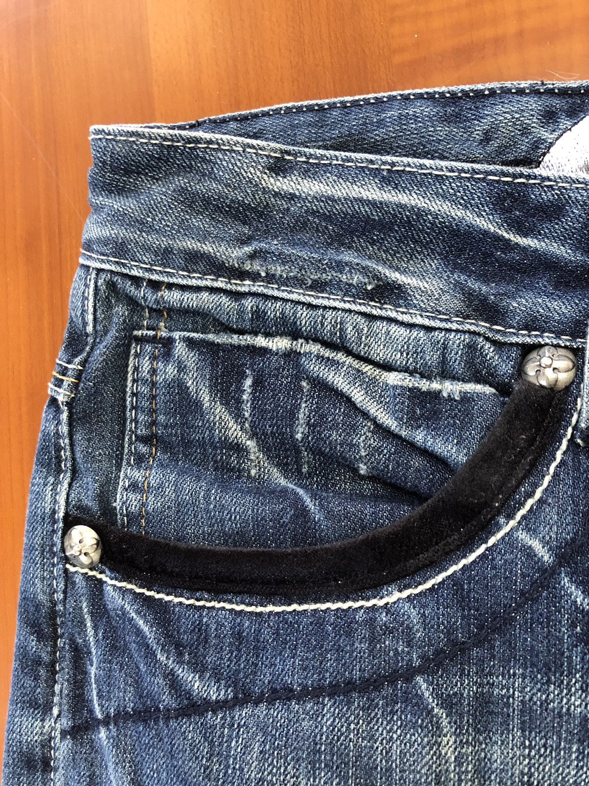Vintage Big Train Osaka Embroidered Jeans Size US 34 / EU 50 - 14 Thumbnail